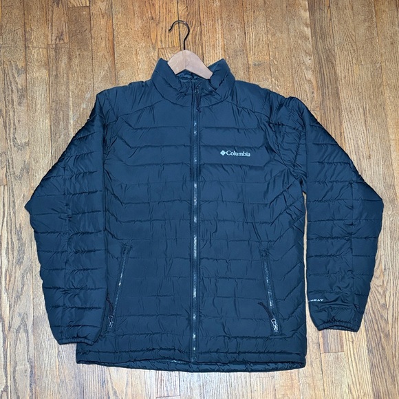 Columbia Other - Columbia Black Jacket with Metallic Silver Lining